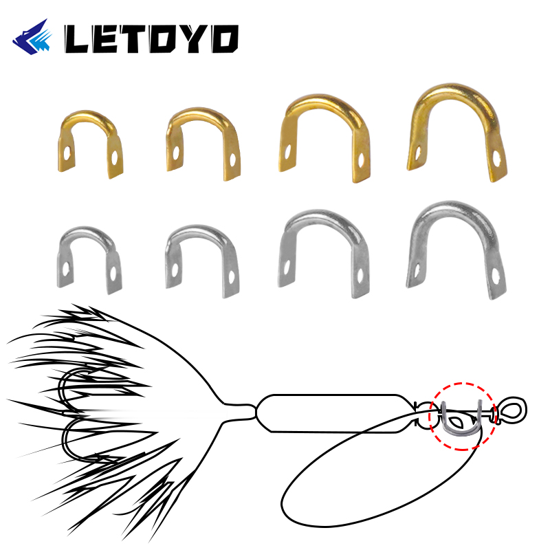 Fishing Lure Kit - Letoyo 100 peças de presilhas dobradas