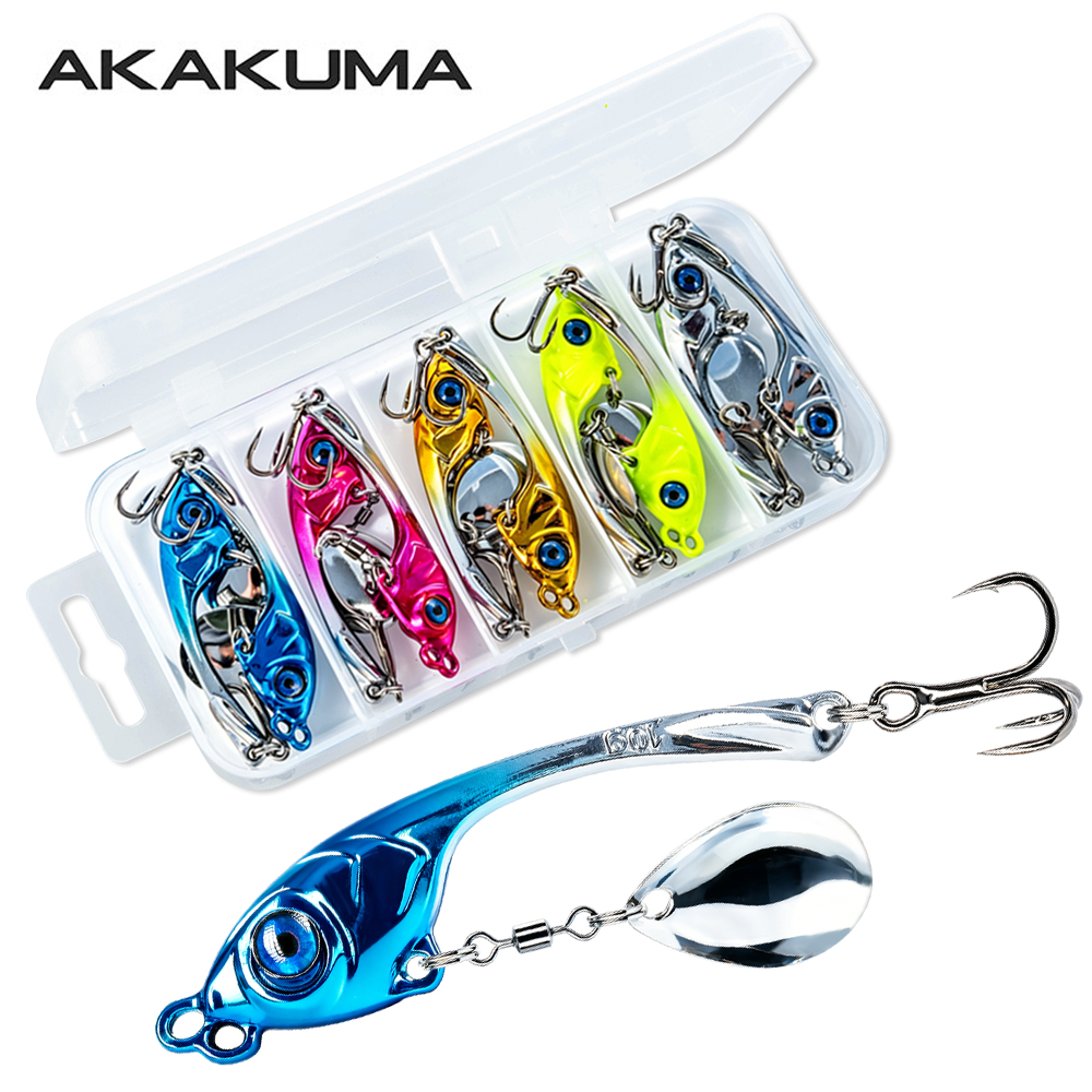 Fishing Lure Spinnerbait - 10 Peças/Caixa Isca VIB de Metal
