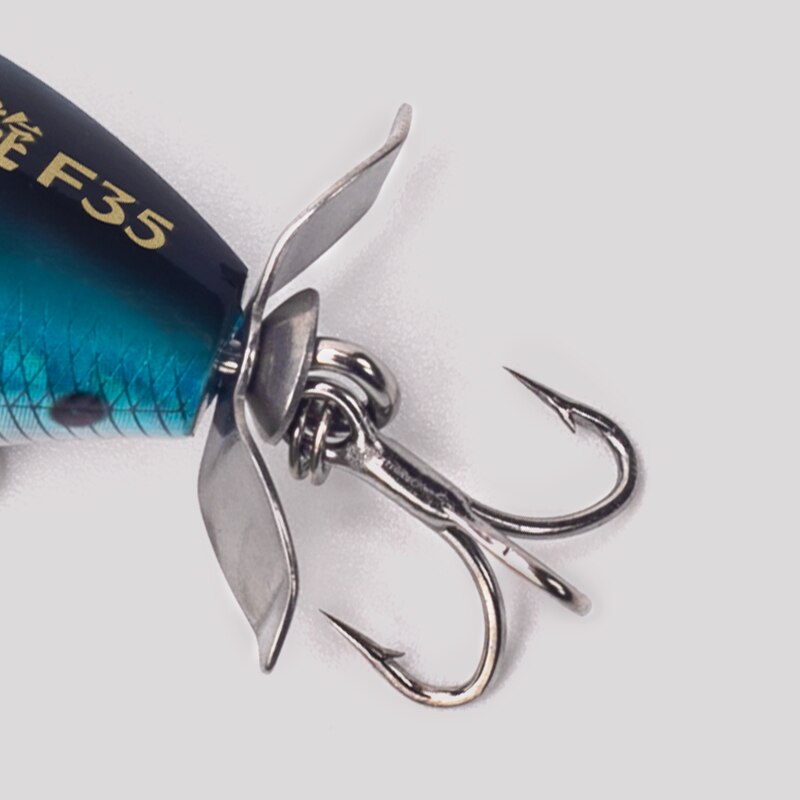 Kingdom-popper isca com hélice - Fishing Lure Soft Plastic avaliação e preço