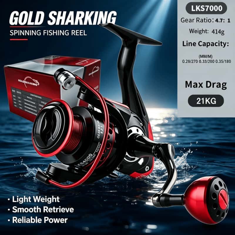 GOLD SHARKING - Carretilha de  - Abu Garcia Reel Max avaliação e preço