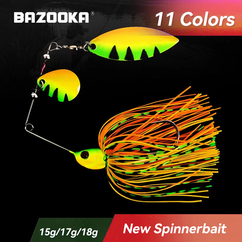 Bazooka 15g 18g spinnerbait is - Fishing Lure Buzzbait avaliação e preço