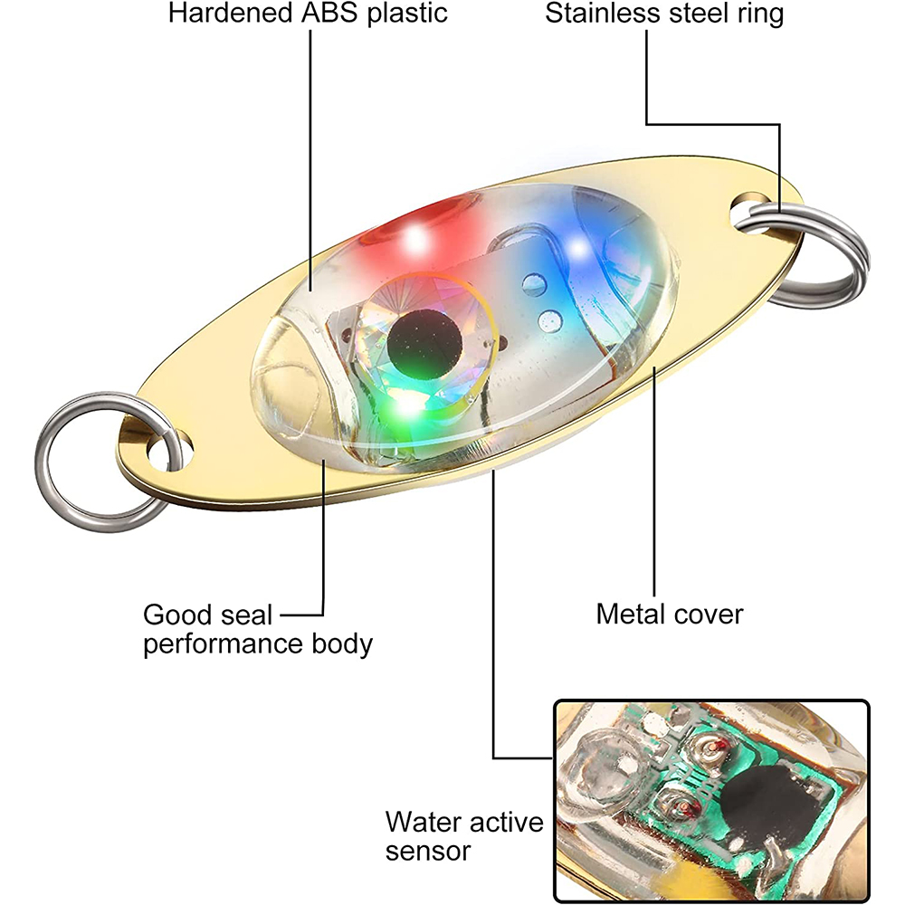 PRO BEROS-LED Deep Drop Luzes  - Fishing Lure Buzzbait avaliação e preço