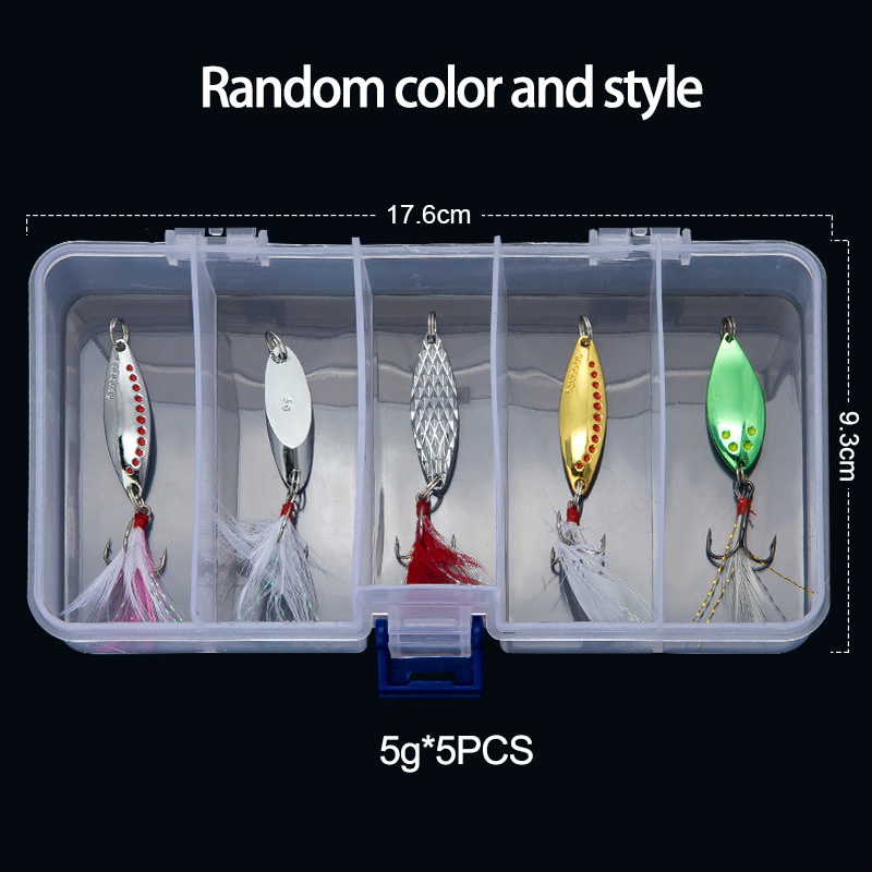 Colher de metal girador isca d - Fishing Lure Crankbait avaliação e preço