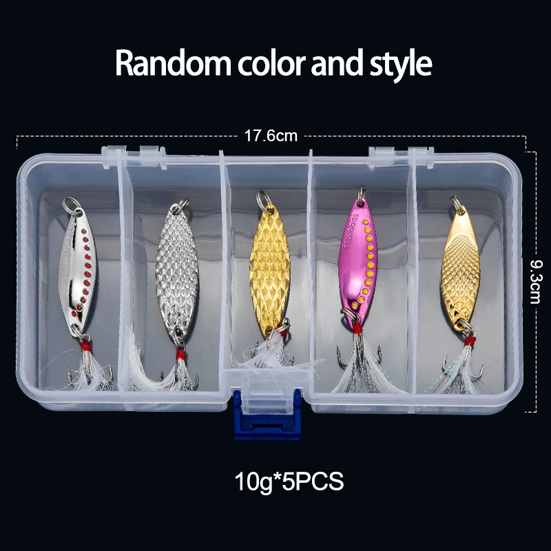 Colher de metal girador isca d - Fishing Lure Crankbait avaliação e preço