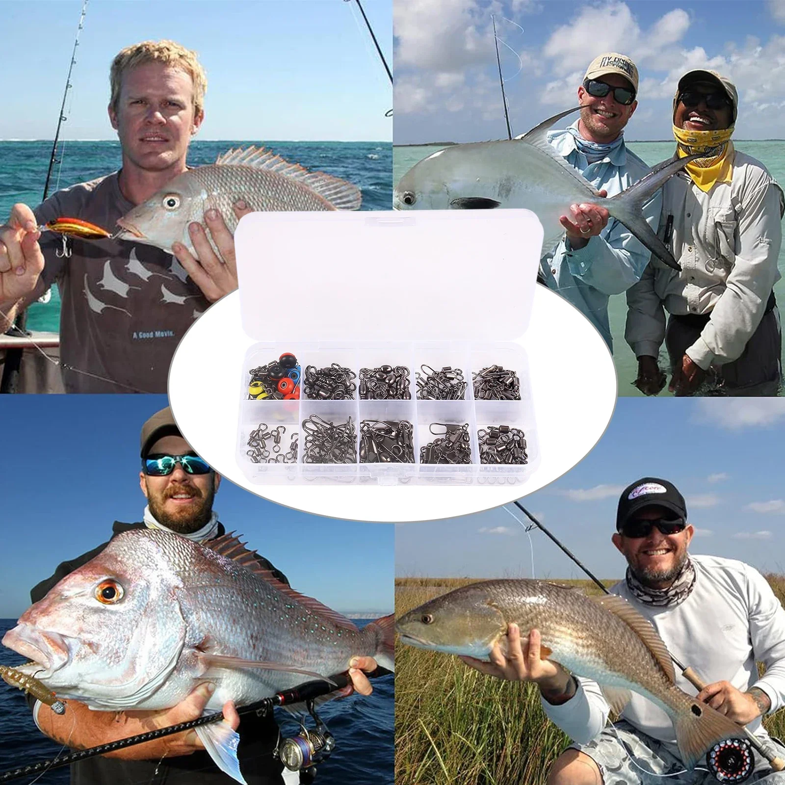 Kit de conectores giratórios d - Fishing Lure Kit avaliação e preço
