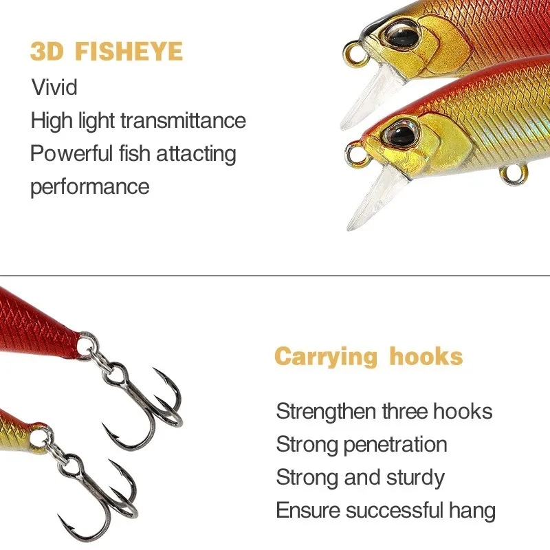 15 pçs afundando minnow iscas  - Fishing Lure Jerkbait avaliação e preço