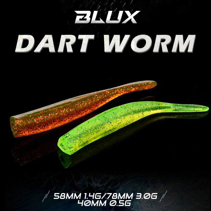 Blux novo dardo minhoca isca m - Fishing Lure Buzzbait avaliação e preço