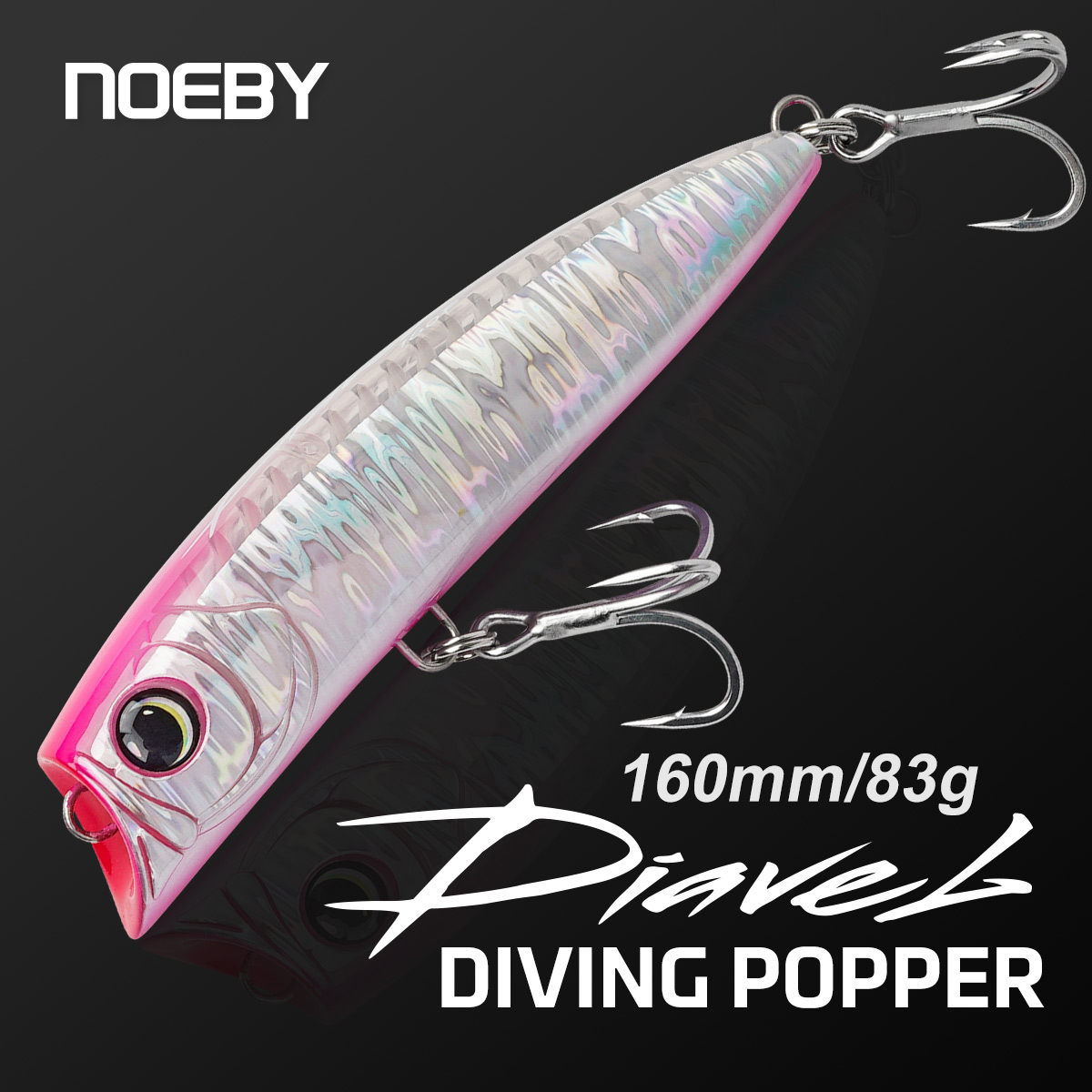 Isca de Pesca Noeby Diving Pop - Fishing Lure Popper avaliação e preço