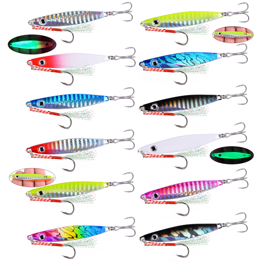 12 pçs iscas de metal de pesca - Fishing Lure Blade Bait avaliação e preço